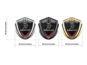 Hamann Emblem Silikon Abzeichen Pro Stil Edelstahl